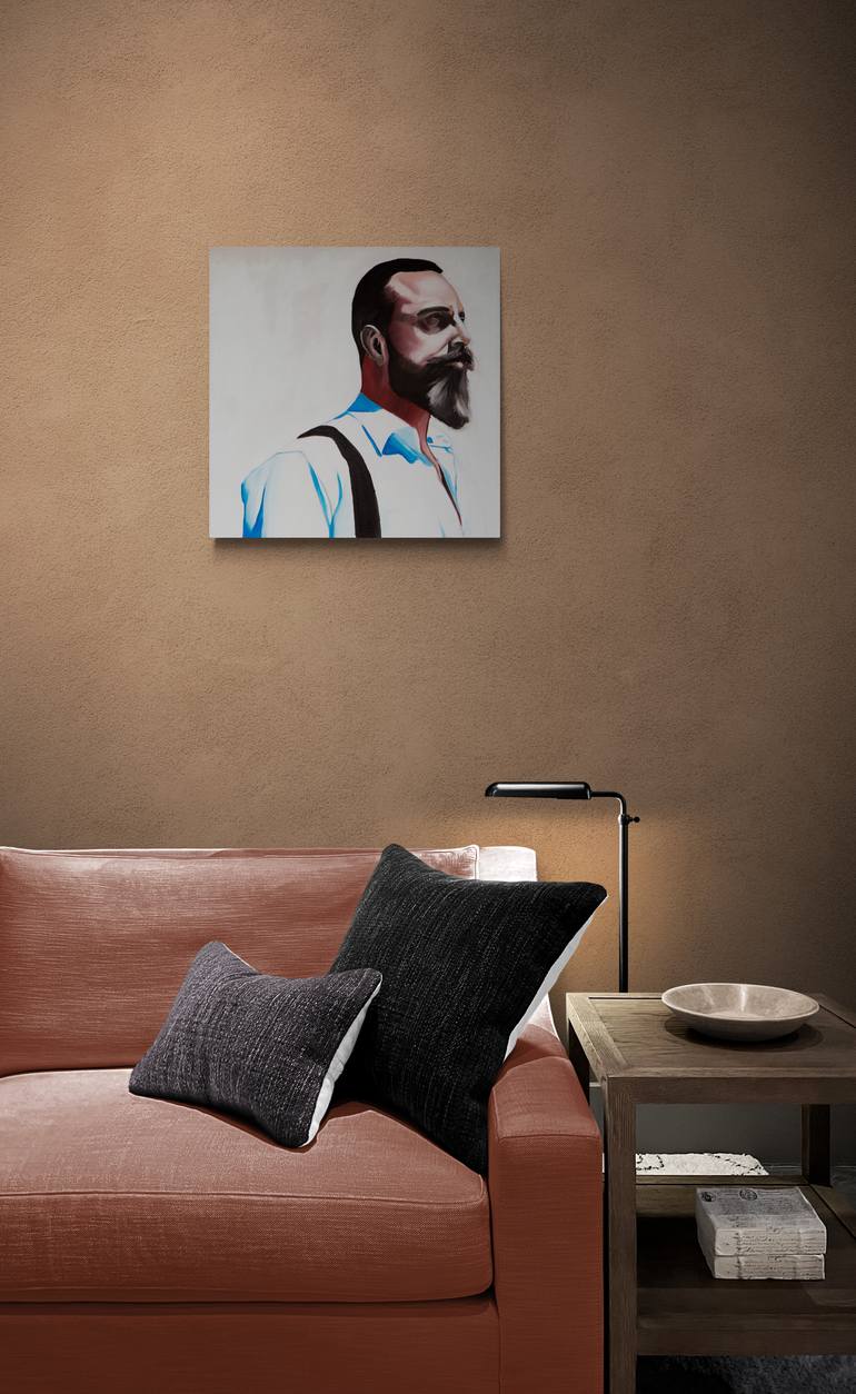 Original Figurative People Painting by Janos Kujbus