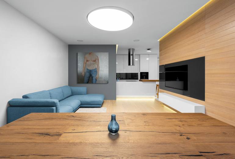 Original Figurative Body Painting by Janos Kujbus