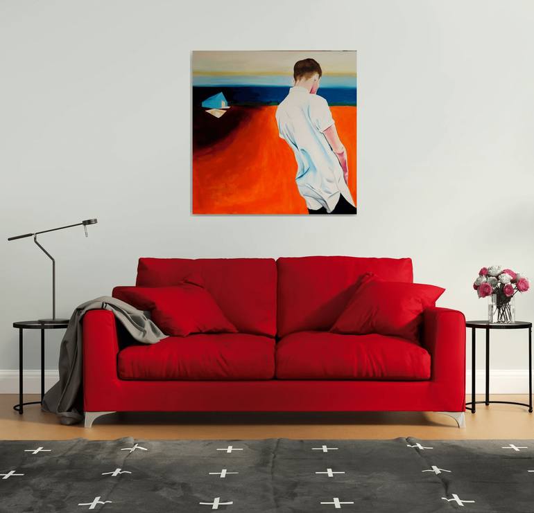 Original Figurative Home Painting by Janos Kujbus