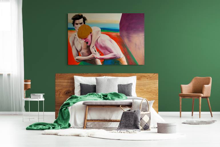 Original Figurative Sports Painting by Janos Kujbus