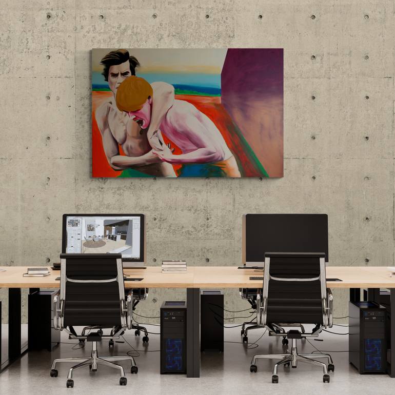Original Figurative Sports Painting by Janos Kujbus