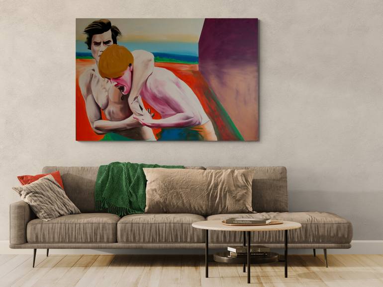 Original Figurative Sports Painting by Janos Kujbus