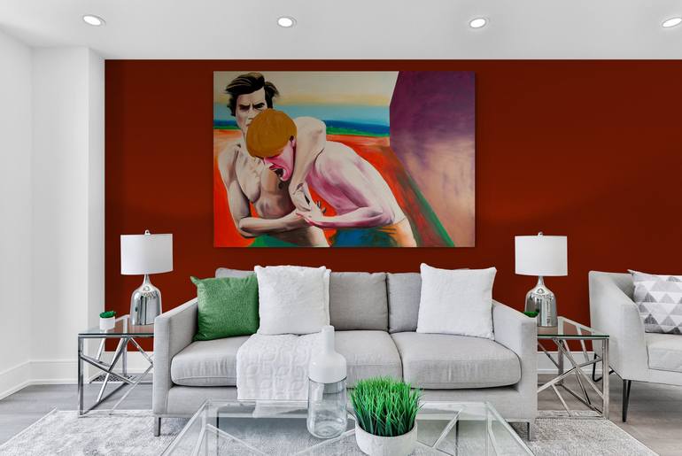 Original Figurative Sports Painting by Janos Kujbus