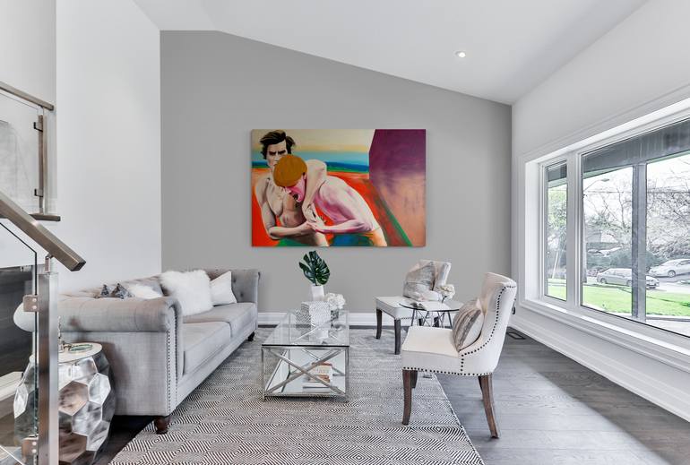 Original Figurative Sports Painting by Janos Kujbus