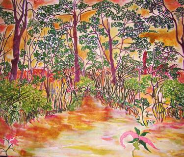 Print of Expressionism Landscape Paintings by Karen Fabiane
