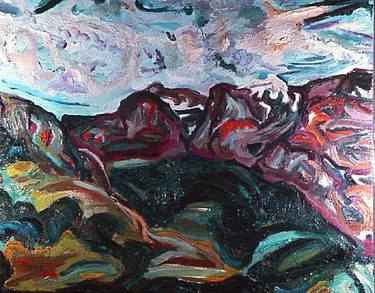 Original Expressionism Landscape Paintings by Karen Fabiane