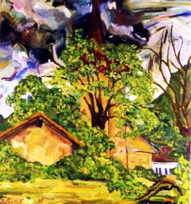 Original Expressionism Landscape Paintings by Karen Fabiane