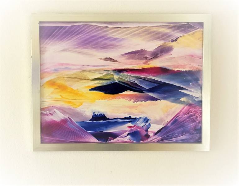 Original Expressionism Abstract Painting by Sylvia Sanders
