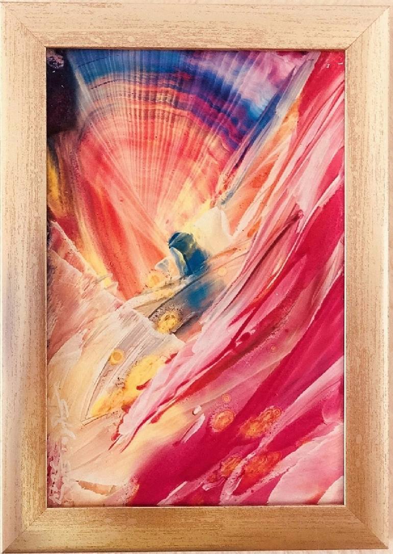 Original Abstract Expressionism Abstract Painting by Sylvia Sanders