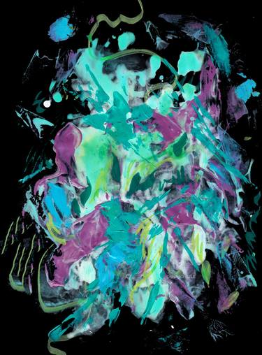 Print of Abstract Expressionism Fantasy Paintings by Dana Krystle