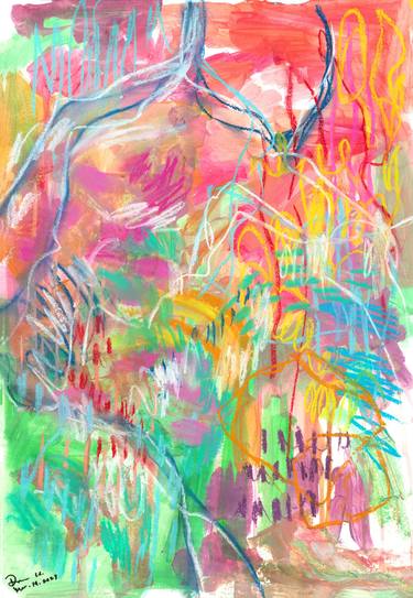 Print of Abstract Expressionism Landscape Paintings by Dana Krystle