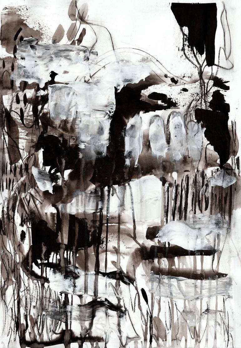 Print of Abstract Expressionism Landscape Painting by Dana Krystle