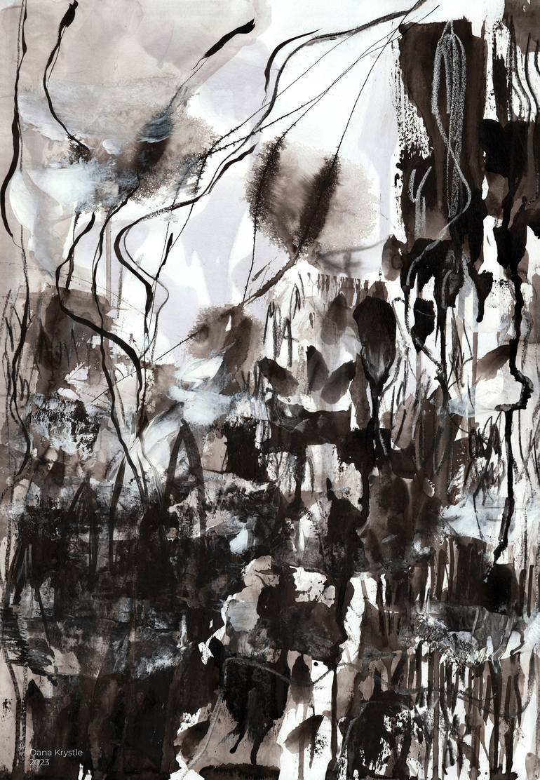 Print of Abstract Expressionism Landscape Painting by Dana Krystle