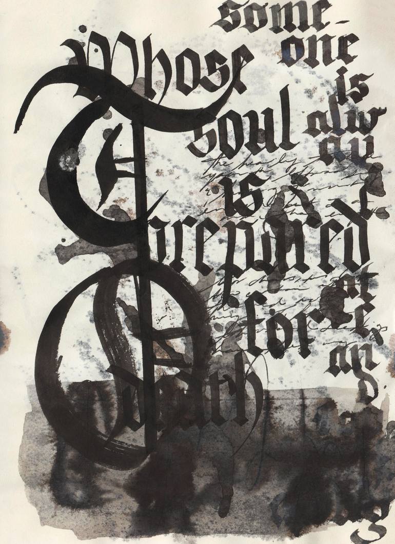 Experimental Calligraphy 005_1 - Print