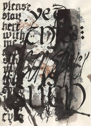 Print of Calligraphy Drawings by Dana Krystle