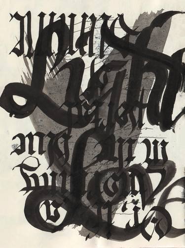 Print of Contemporary Calligraphy Drawings by Dana Krystle