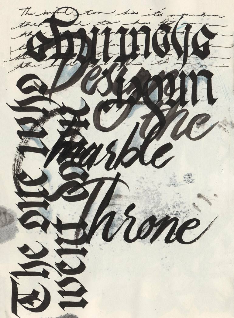 Experimental Calligraphy 013_1 - Print