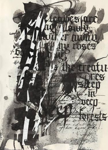 Print of Calligraphy Drawings by Dana Krystle