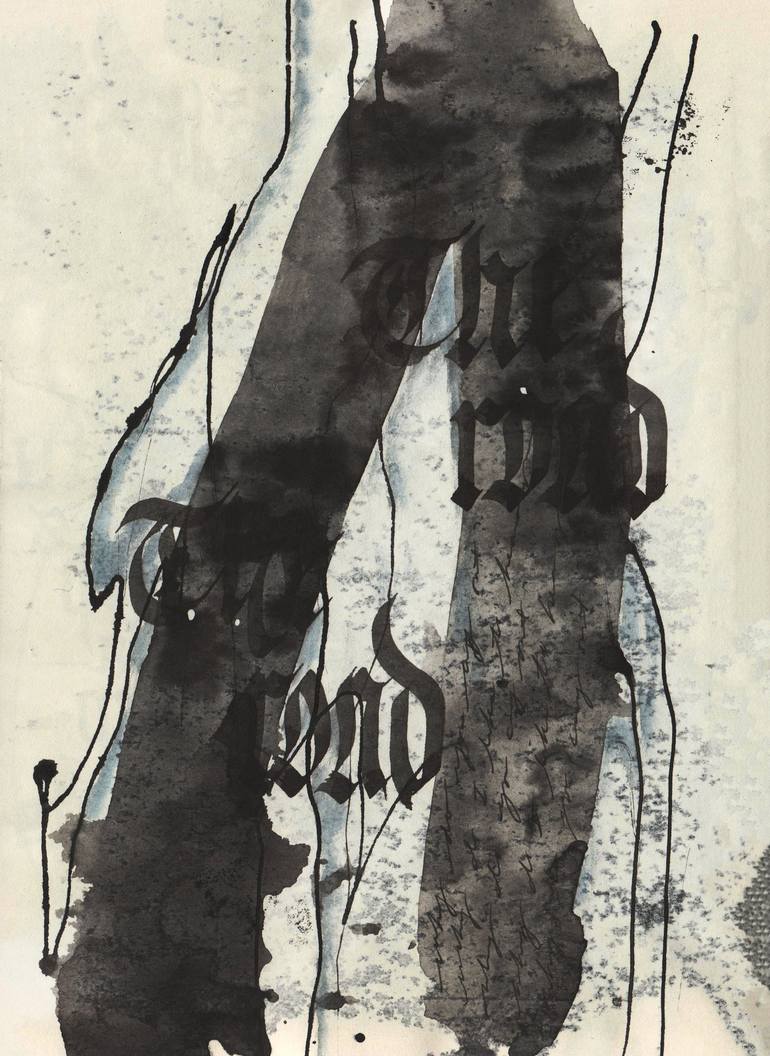 Print of Contemporary Calligraphy Drawing by Dana Krystle