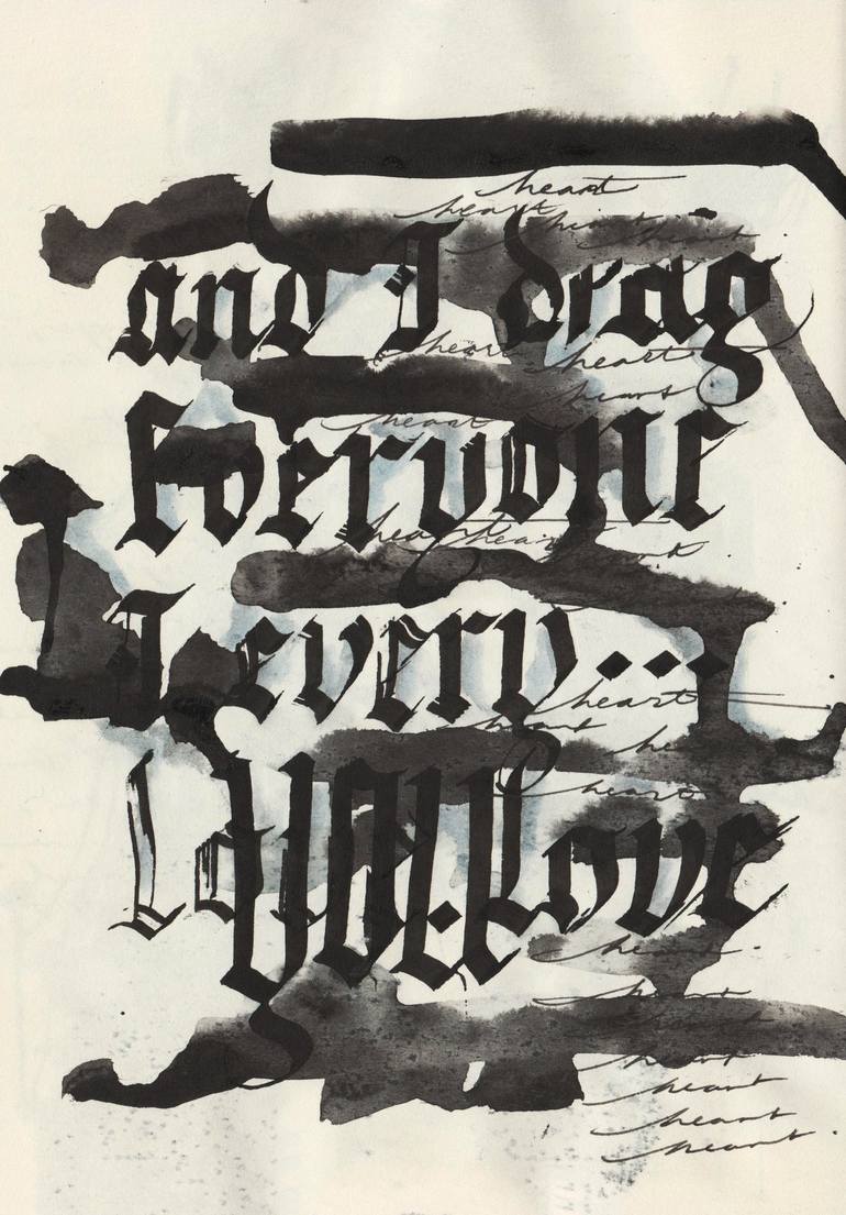 Experimental Calligraphy 020_1 - Print