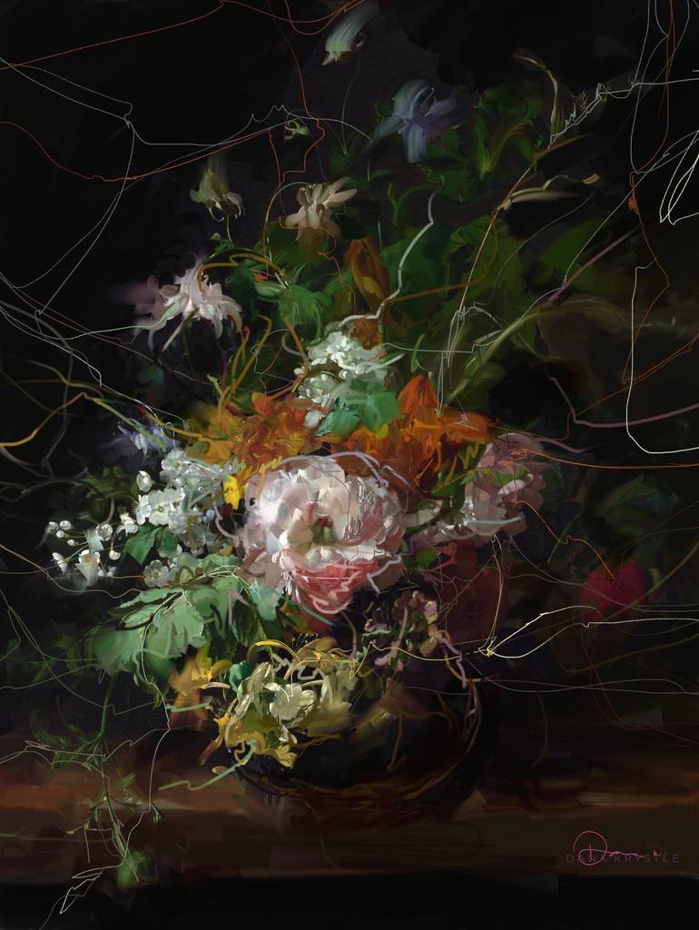 The Purging of Flowers (B) | Dana Krystle - Print