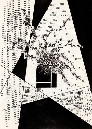 Original Contemporary Botanic Drawing by Dana Krystle