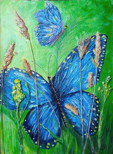 Fly of butterfly, a gift idea, a picture as a gift Painting thumb
