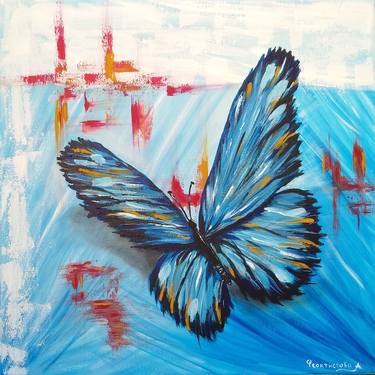 Butterfly of happiness, a gift idea, a picture as a gift thumb
