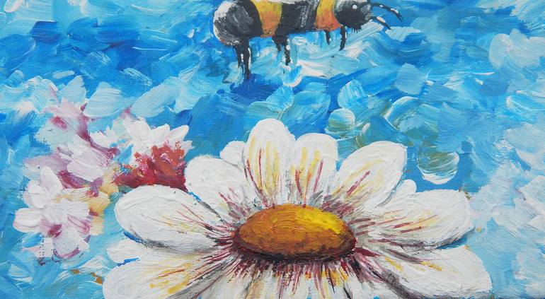 Original Abstract Nature Painting by Tatiana Feoktistova