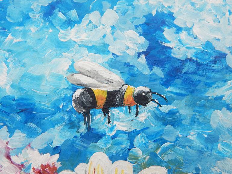 Original Abstract Nature Painting by Tatiana Feoktistova