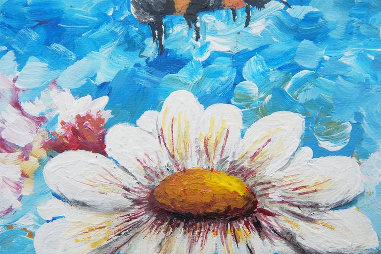 Original Abstract Nature Painting by Tatiana Feoktistova