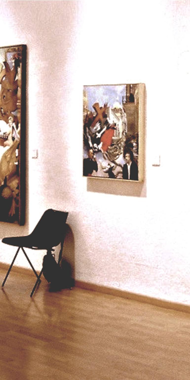Original Conceptual Outer Space Painting by Dale Kaplan