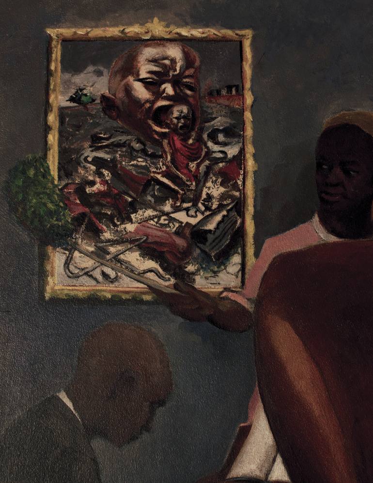 Original Conceptual Pop Culture/Celebrity Painting by Dale Kaplan