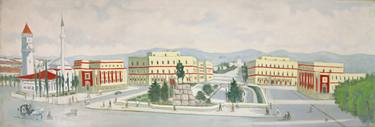 Original Cities Paintings by Xhevdet Dada