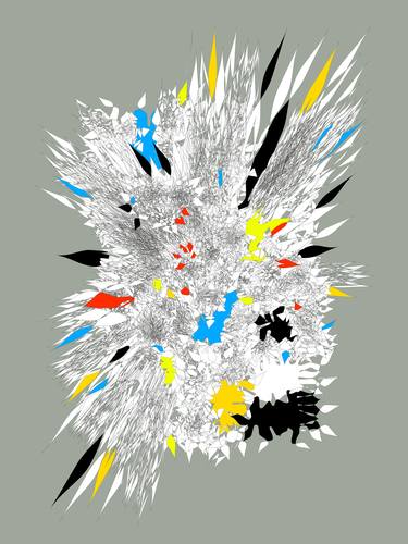 Original Modern Abstract Digital by Ilja Schnorr