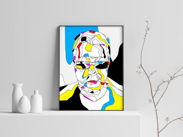 Original Portraiture Abstract Digital by Ilja Schnorr