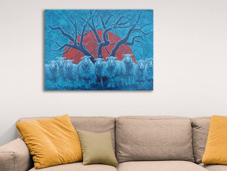 Original Art Nouveau Animal Painting by Anna Solovienko