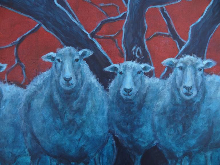 Original Art Nouveau Animal Painting by Anna Solovienko