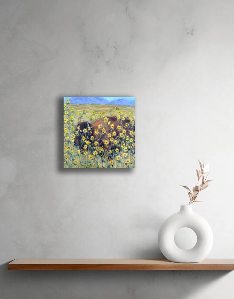 Original Impressionism Animal Painting by Anna Solovienko