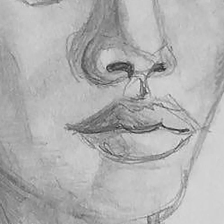 Original Other People Drawing by Andrea Sanguineti