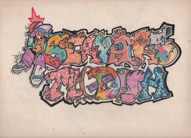 Print of Graffiti Drawings by Alessio Cipriani