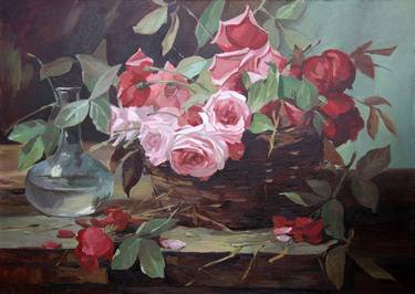Print of Floral Paintings by Anna Gorodetskaya