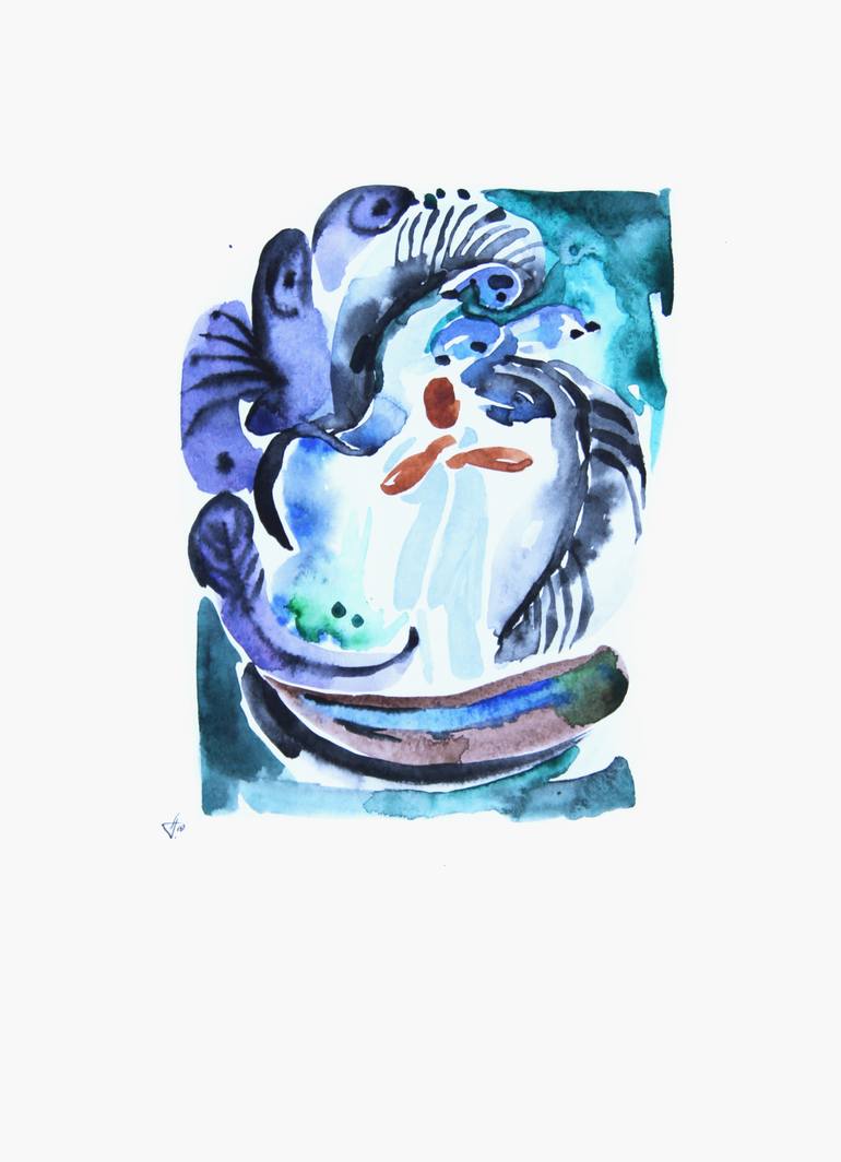 Original Figurative Boat Painting by Anna Gorodetskaya