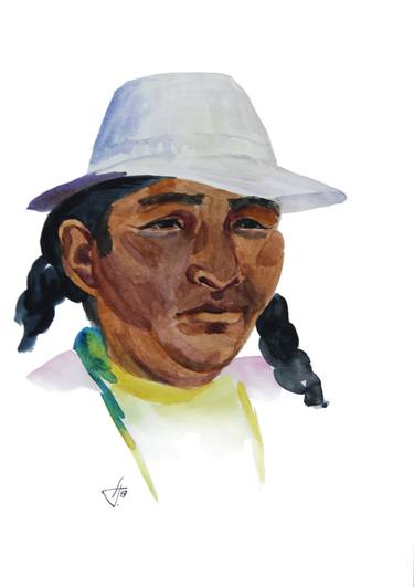 Portrait of peruvian thumb