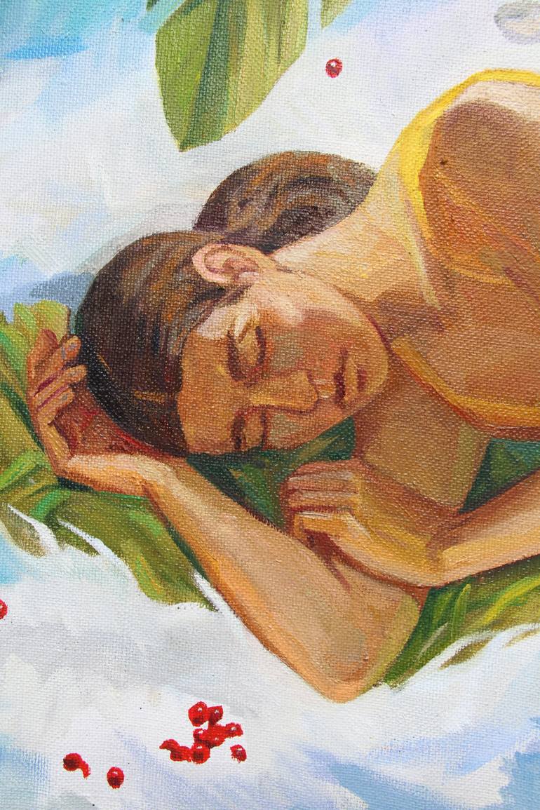 Original Figurative Women Painting by Anna Gorodetskaya