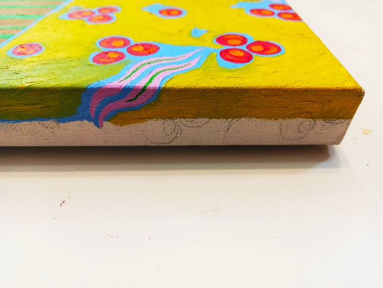 Original Art Deco Architecture Painting by Karl Talip Kara