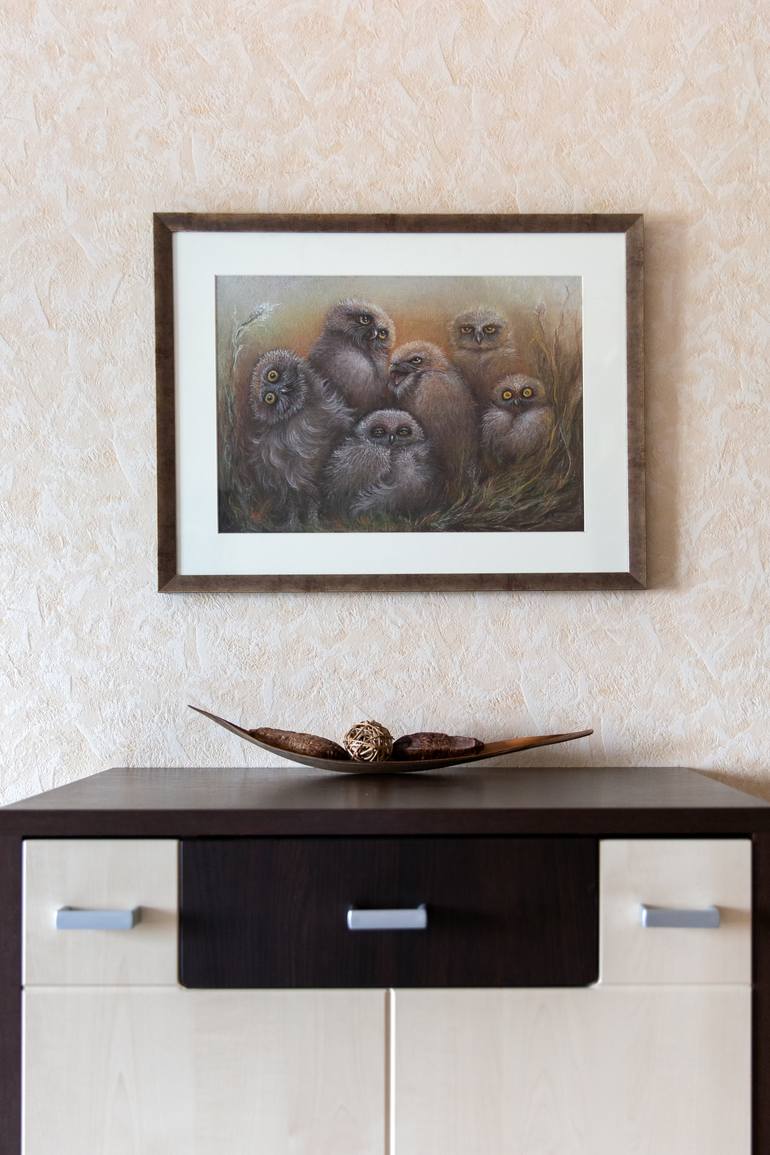 Original Fine Art Animal Drawing by Barbara Orsolini