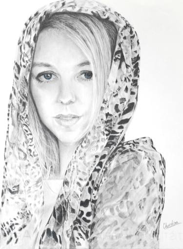 Original Portraiture Portrait Drawings by Christina Diamond