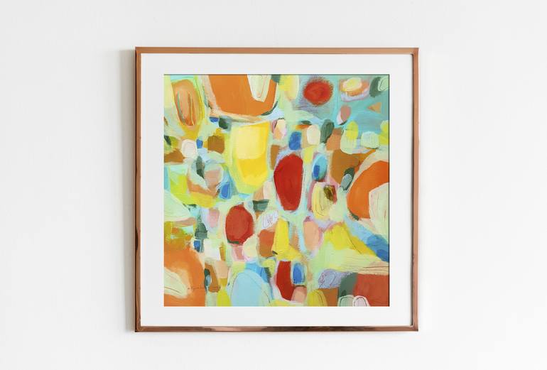 Original Abstract Painting by Alejandra Pinango