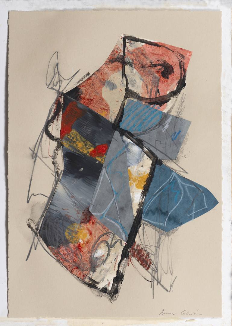 Original Abstract Collage by Manuel Cebrian